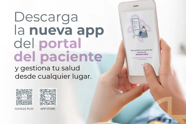 Descarga la nueva app del portal del paciente y gestiona tu salud desde cualquier lugar